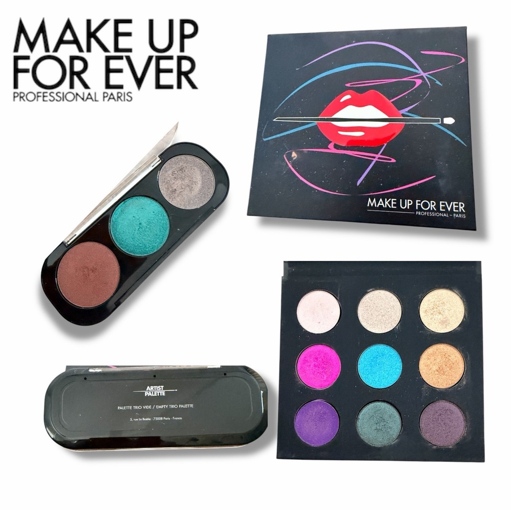 MAKE UP FOR EVER Artist Palette Eyeshadow Palettes - Teal, Pink, Purple & Gold